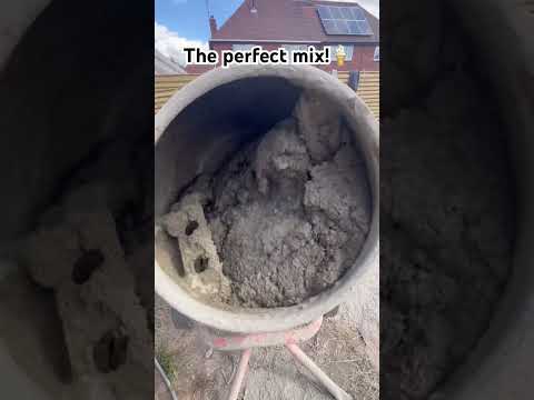 The perfect mix!🍦 #cement #mixing #builder #building #brick #brickbuilder #landscape #patio