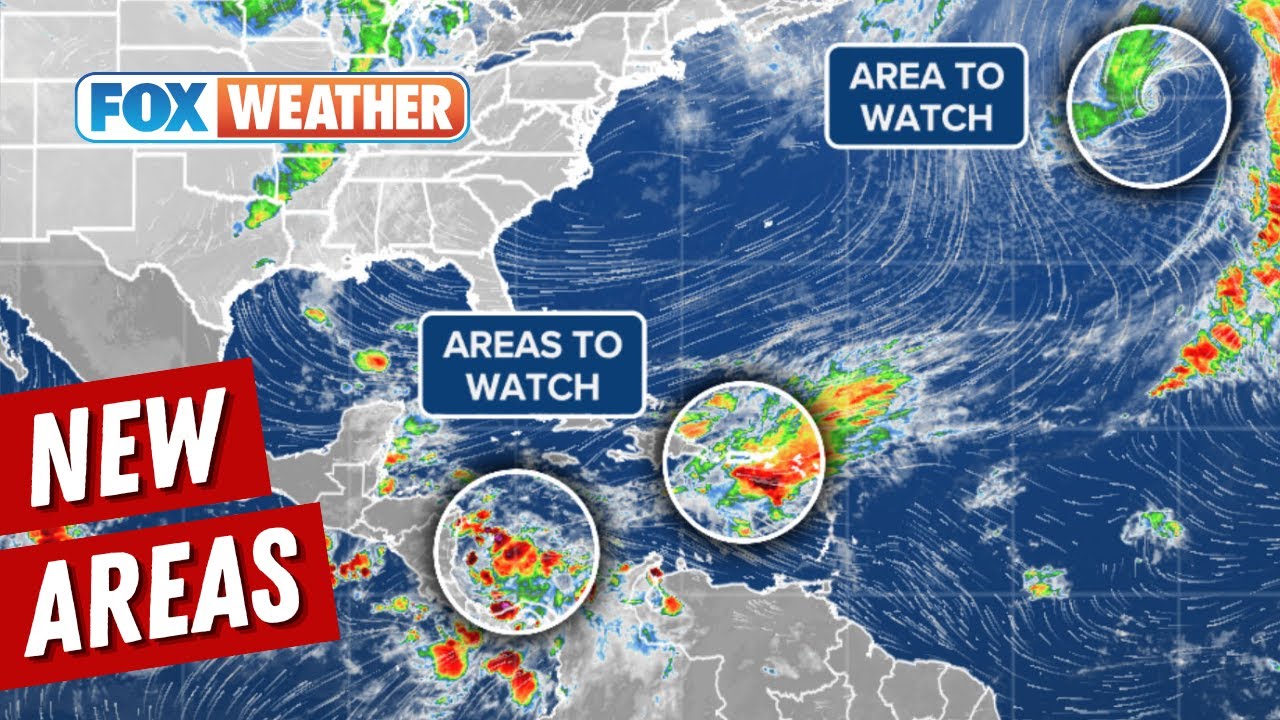 New Areas Being Tracked In Atlantic Ahead Of Hurricane Season's Final Month