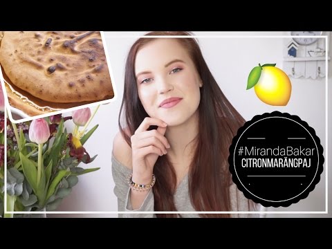 CITRONMARÄNGPAJ! 🍋 #MirandaBakar