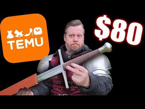 I'M IN SHOCK!!! this $80 TEMU longsword is actually good!?!