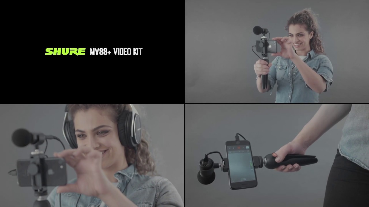 Kit de vídeo MV88+ de Shure con micrófono condensador digital estéreo -  Apple (ES)