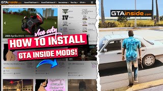 HOW TO INSTALL *GTA INSIDE MODS* in GTA VICE CITY 😍 (COMPLETE GUIDE) WITHOUT ANY ERROR!