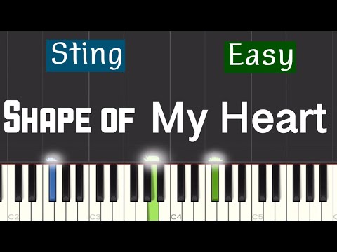 Sting - Shape of My Heart Piano Tutorial | Easy
