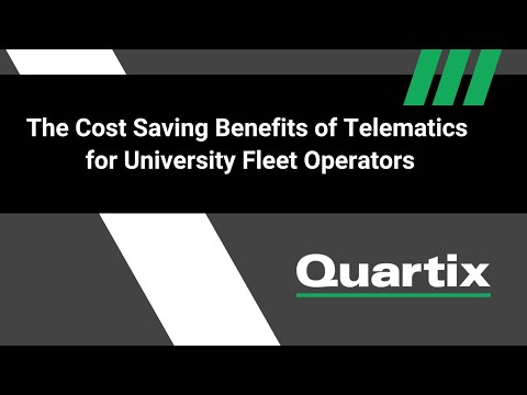 The cost-saving benefits of telematics for University fleet operators