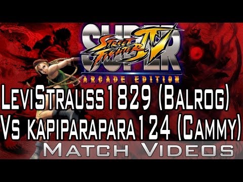 LeviStrauss1829 (Balrog) Vs kapiparapara124 (Cammy) SSF4 AE 2012 Match Video HD Street Fighter 4