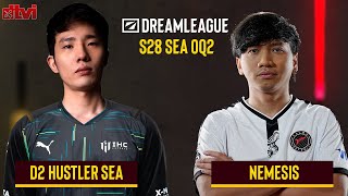 Download lagu 🔴D2 Hustler vs Nemesis | DreamLeague S28 SEA OQ2 Final BO3 | Yudijustincase & Faiq mp3