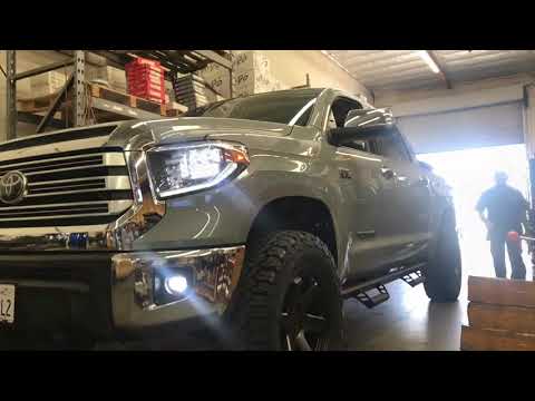 Leveled 2018 Tundra BMC to fit 35” Tires on Black Rhino Roku Wheels