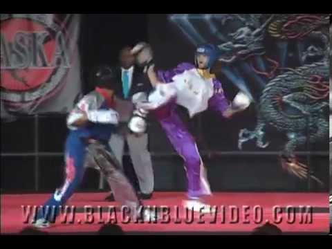 Morgan Plowden vs Raelynn Perkins 2013 Diamond Nationals Karate Tournament