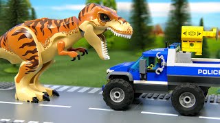 Download lagu Lego Dinosaur vs Police car mp3 Download lagu Lego Dinosaur vs Police car mp3