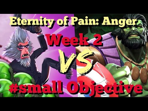 MCOC - Eternity of Pain: Anger - Week 2 - Hit Monkey (and a pile of revives) VS Overseer!! #small