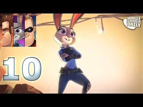 DISNEY HEROES Battle Mode Gameplay Walkthrough Part 10 - Leveling Up (iOS Android)