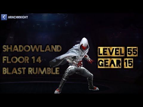 Arachknight [level 55] clear Shadowland stage 14 ( blast rumble) | Marvel future fight