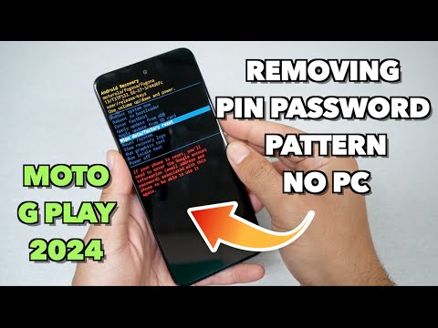 Moto G Play 2024 Hard Reset Removing PIN, Password, pattern No PC