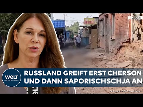 UKRAINE-KRIEG: Mehrere Tote bei russischem Angriff auf Cherson! Auch Saporischschja unter Beschuss