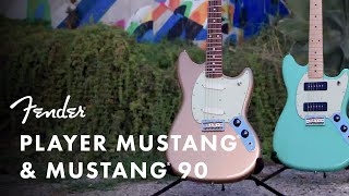 Video thumbnail for Player Mustang and Mustang 90 with Nicholas Veinoglou | Player Series | Fender by Fender