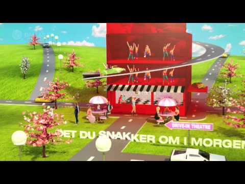 TV NORGE Channel ID 2007 "Peach Pit" - Dallas Sthlm