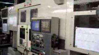 Okuma & Howa 2SP25HG Twin Spindle CNC Chucking Lathe with Ga