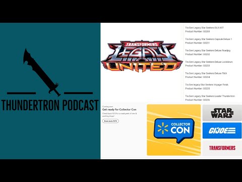 Thundertron Podcast: Walmart Collector Con Thoughts & Theories