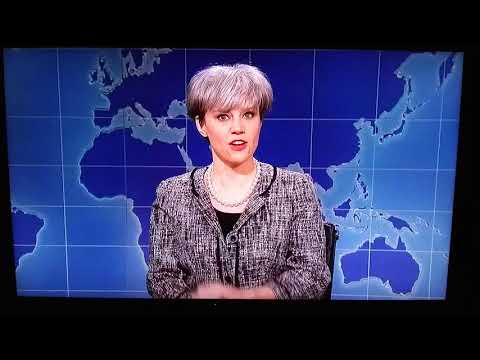 Kate McKinnon as British Prime Minister Theresa May - SNL Weekend Update Dec 2, 2017
