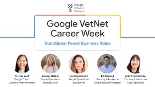 VetNet Career Week 2021 Functional Paths for Veterans and MilSpouses: Business