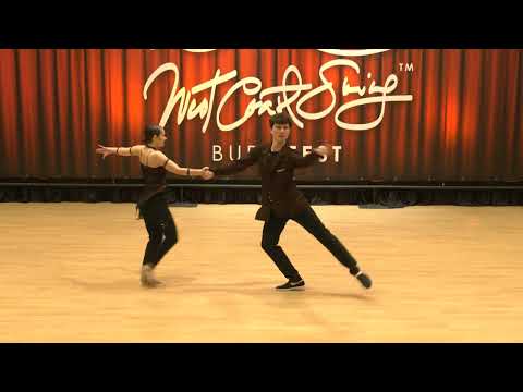 Semion Ovsiannikov & Maria Elizarova West Coast Swing Routine Show at Budafest 2023