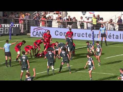 TOP 14 - Essai de Reece HEWAT (SP) - Section Paloise - LOU Rugby