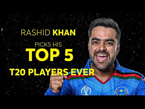 Rashid Khan's top five T20 players