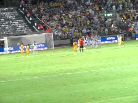 Maccabi Tel-Aviv vs Dinamo Kiev, Bloomfield Stadium, European Leage - Free Kick