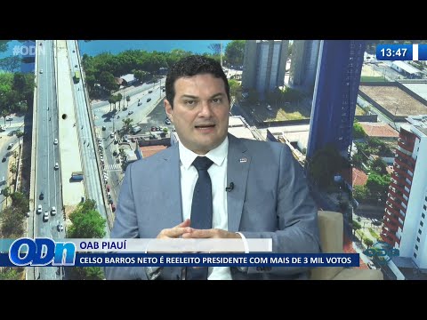 Jurista Celso Barros comenta sua reeleição para presidência da OAB PI 22 11 2021