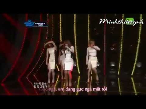 [Vietsub][Live] Alone - Sistar @M! Countdown 120412