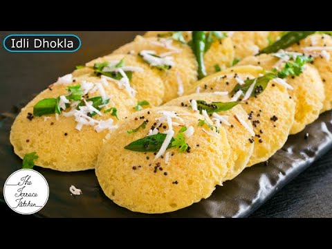 Instant Dhokla in Idli Steamer | Instant Besan Khaman Dhokla Recipe ~ The Terrace Kitchen