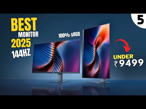 Top 5 Best Monitors Under 10000🔥Gaming, Editing, Productivity🔥Best Monitors Under 10000 In 2025