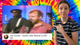 Joe Cocker- Sweet Little Woman (LIVE) HD REACTION