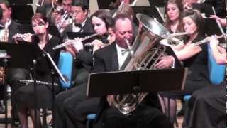 Three Furies for Tuba and Winds — world premiere performance by James Shearer, tuba