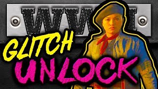 (EASY GLITCH) Unlock "The Survivor" Secret Character IN ONE GAME - WW2 Zombies Glitch