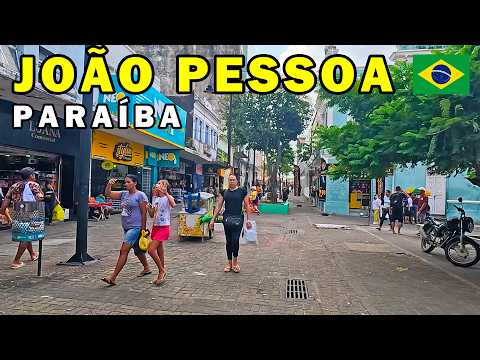 JOAO PESSOA, Brazil 4K Walking Tour | Exploring Paraíba’s Capital City
