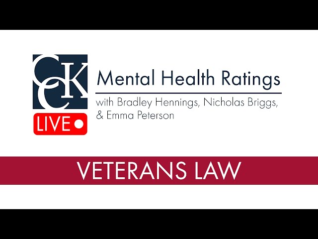 VA Mental Health Ratings