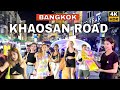Insane Nightlife in Khaosan Road | Bangkok Nightlife 2023 🇹🇭🌆😱