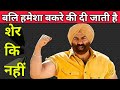 Sunny Deol Bali Hamesha Bakre Ki Di Jaati Hai Sher Ki Nahi Bollywood Hindi Dialogues
