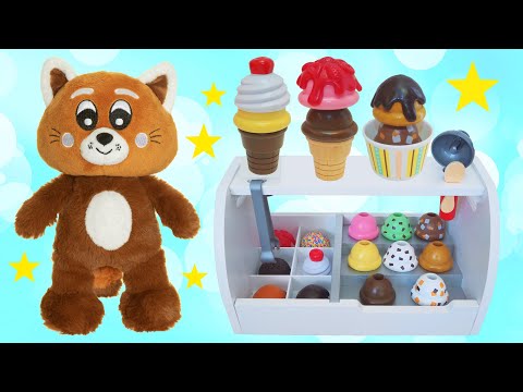 Pukkins glassaffär - Lek och lär dig färger med Pukkins gosedjur - Lek med oss