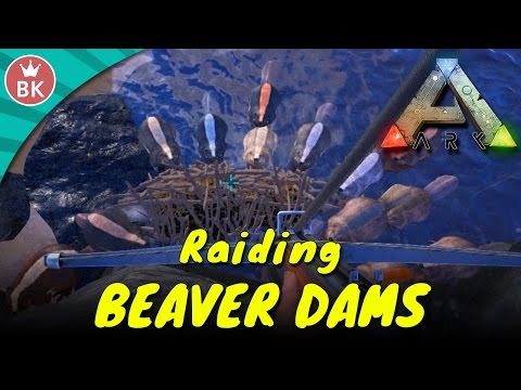 Ark: Survival Evolved Gameplay - S4-P12 "How to raid BEAVER DAMS!"