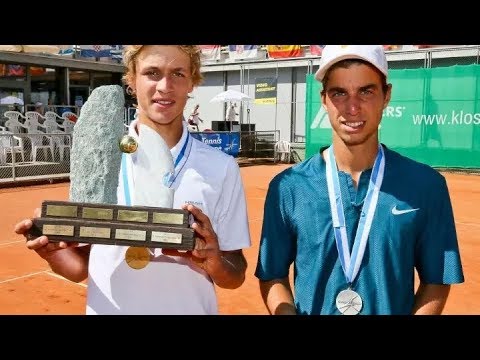 Adrian Andreev vs. Jonas Forejtek 7-6(1), 6-7(6), 3-6 European 18&U Championships (F) 29.07.2018.
