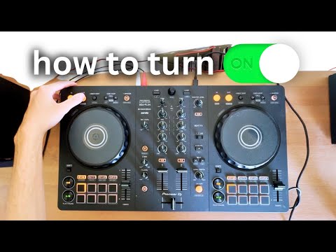 How to Turn ON the Pioneer DDJ-FLX4 (Beginner Tutorial)