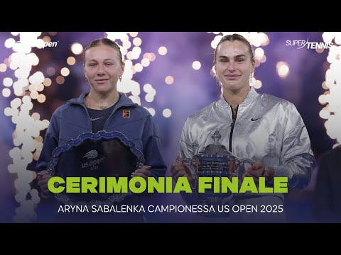 Cerimonia di premiazione finale femminile | US Open 2025