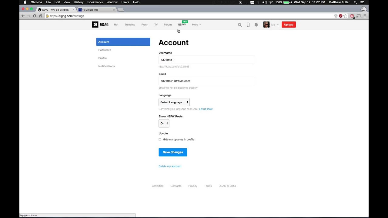How to Fully Delete 9GAG Account