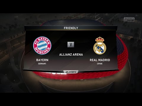 PS4: FIFA 17 - FULL GAMEPLAY - FC BAYERN MUNCHEN VS REAL MADRID [1080p 60 FPS]