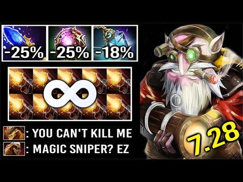 -70% CD AWP IS BACK! Non-Stop Stun Magic Scepter Sniper vs Fed Heroes Epic Fun Game 7.28 Dota 2