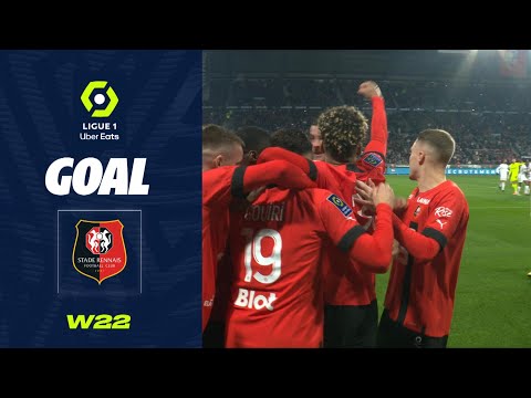 Goal Amine GOUIRI (1' - SRFC) STADE RENNAIS FC - LOSC LILLE (1-3) 22/23