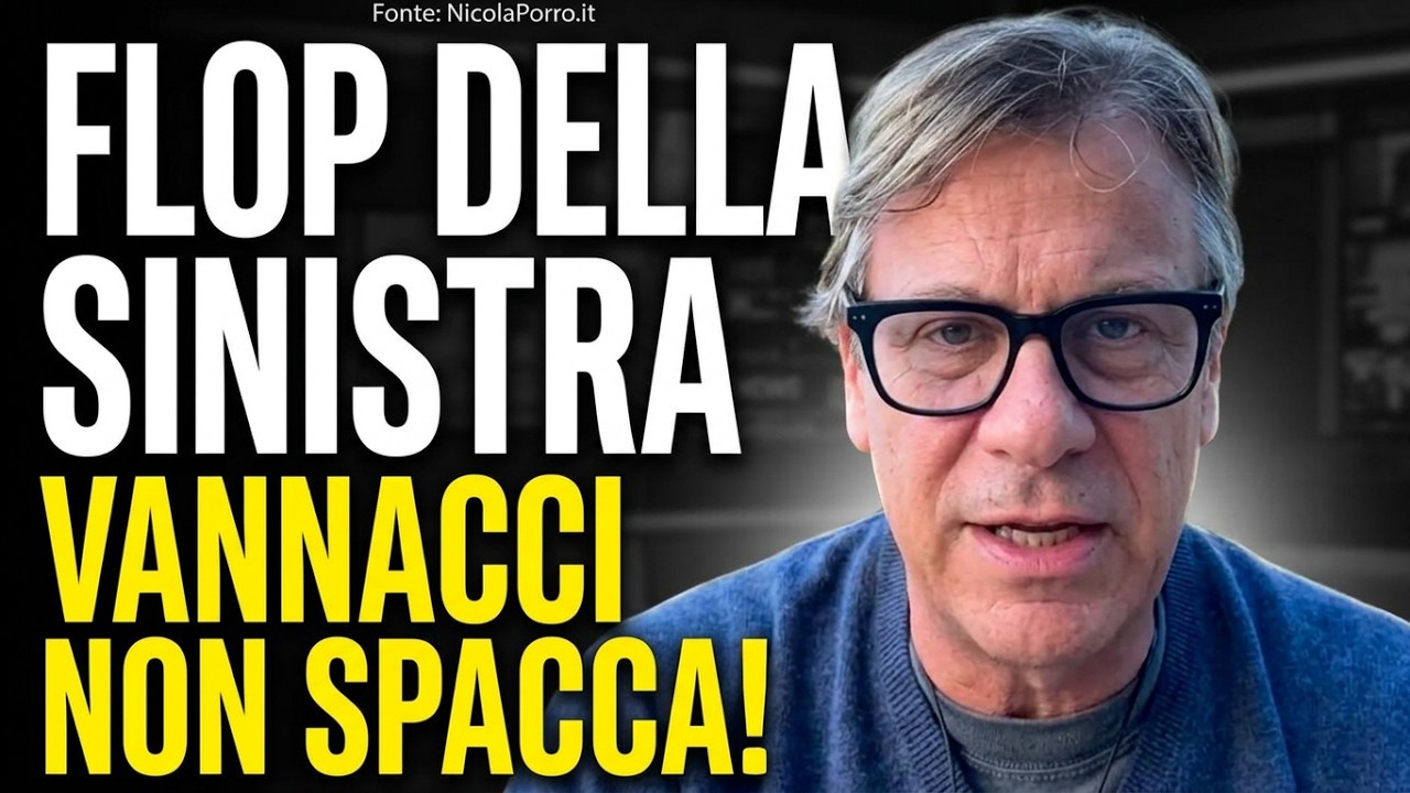 NICOLA PORRO SU VANNACCI: «FLOP DELLA SINISTRA E IL GENERALE NON SPACCA IL CENTRODESTRA»