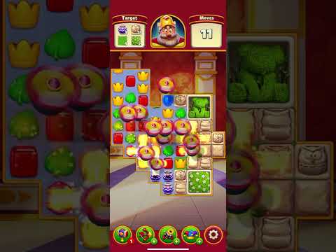 Hard level ROYAL MATCH 2585 no power ups